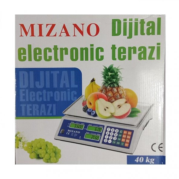 Mizano 40 kg Elektronik Manav Terazisi - 2