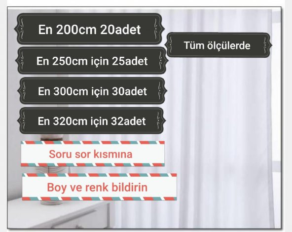 SATEN GÜNEŞLİK PERDE KREM-BEYAZ 10 CM FİYATIDIR - 2