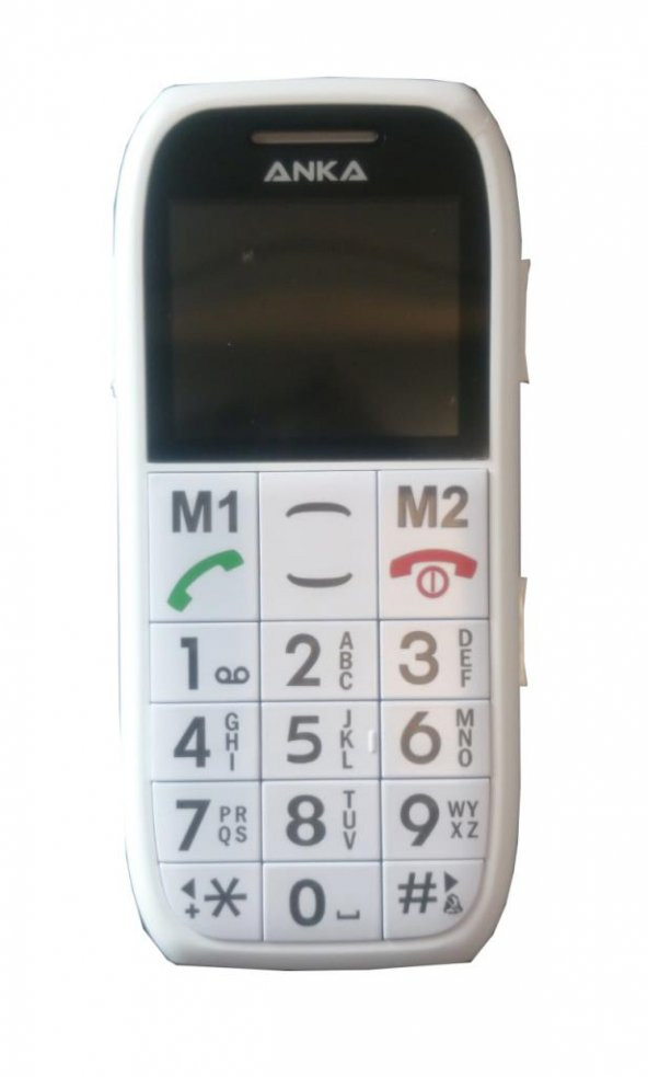 Anka M9 Yaşlı Telefonu Beyaz