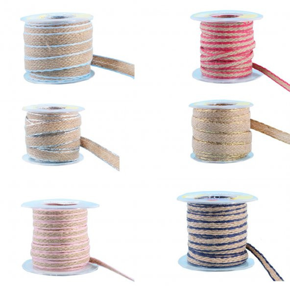 Kanaviçe Kurdele Kenarı Şeritli 4 Mm (10 Metre)