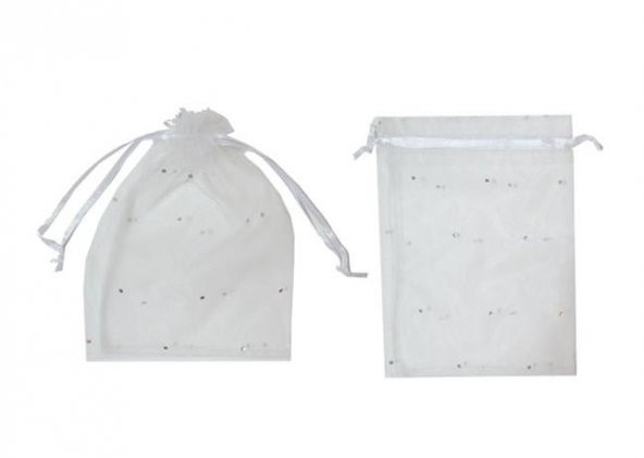 Kına Çerez Kesesi Taşlı 12X17 Cm  (50 Adet) - 5