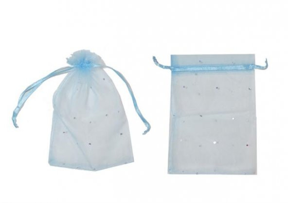 Kına Çerez Kesesi Taşlı 12X17 Cm  (50 Adet) - 7