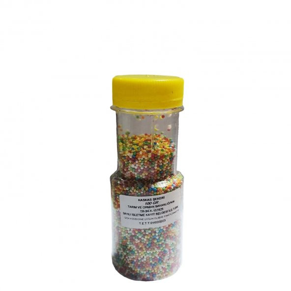 Pasta Süsleme Şekeri (Kaskas Yenilebilir Kum Şeker) 100 GR - 6