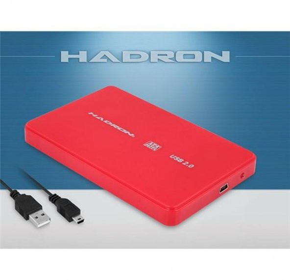 2.5 İnç Hard Disk Kutusu USB 2.0 Sata Kırmızı Renk