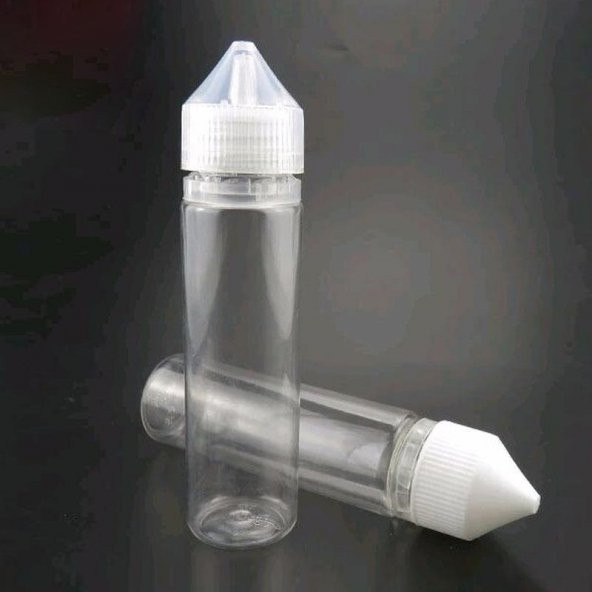 50 Adet Orjinal Gorilla 60 ML Likit Şişesi - Plastik Boş Likit Şi - 1