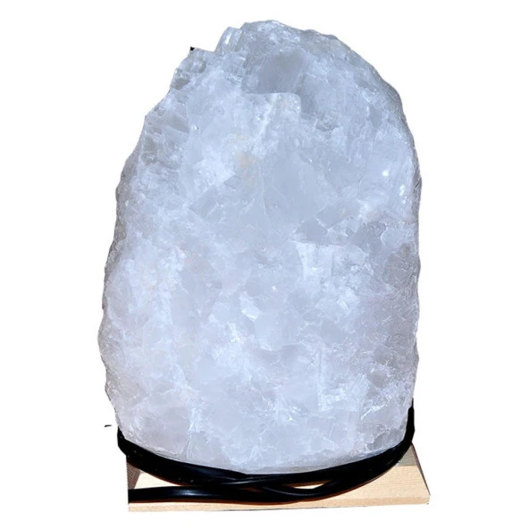 Kristal Doğal Kaya Tuzu Lambası Çankırı 4-5Kg Kablolu Ampullü