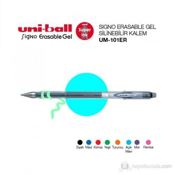 Uniball Um-101 Er 0.5 Silinebilir Jel Kalem Pilot Kalem Mavi