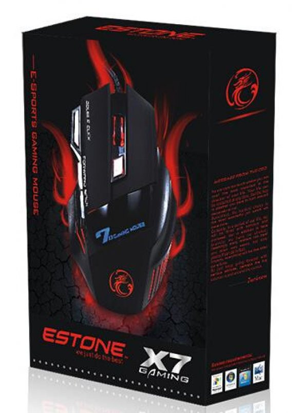Estone X7 Oyuncu Mouse - Game Mouse - Resim 3