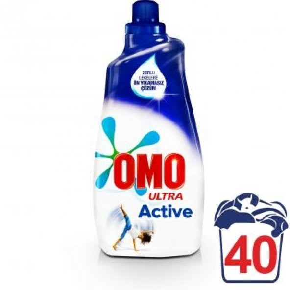 Omo Ultra Sıvı Deterjan Active 1400 Ml