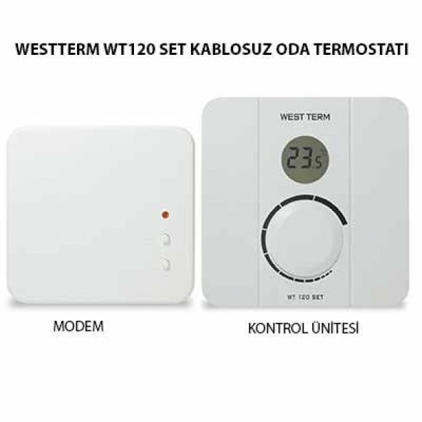Westterm WT120 SET Kablosuz Oda Termostatı