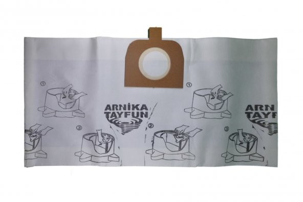 Arnica Tayfun Elektrikli Süpürge Kağıt Toz Torbası