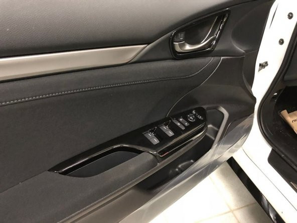 Oled Garaj Honda Civic 2016-2020 Fc5 Piano Black Kapı Kolçak Kontrol Kaplama