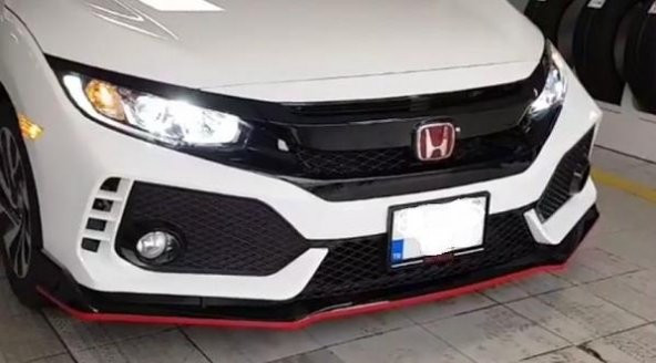 Oled Garaj Honda Civic Fc5 2016-2019 Typer Type-R Type R Ön Panjur - 4