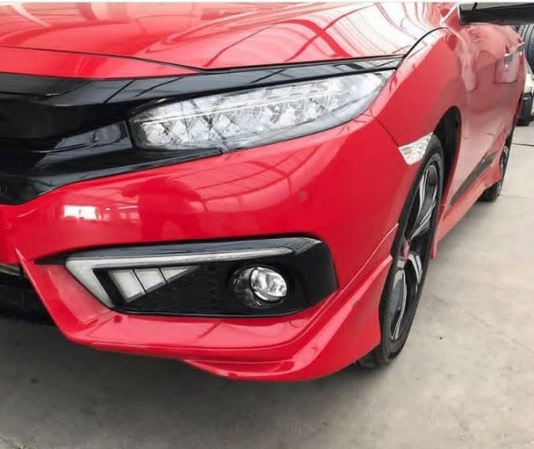 Oled Garaj Honda Civic 2016-2019 Fc5 Led Gunduz Sis Farı Takımı Üçgen Model