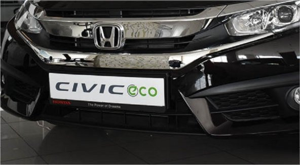 Oled Garaj Honda Civic Ön Tampon Üst Nıkelaj Kaplama Yarım Fc5 2016-2020