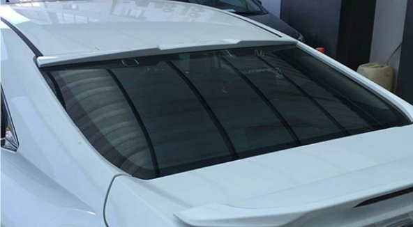 Oled Garaj Honda Civic Cam Üstü Yay Spoiler Beyaz Renk Fc5 2016-2020