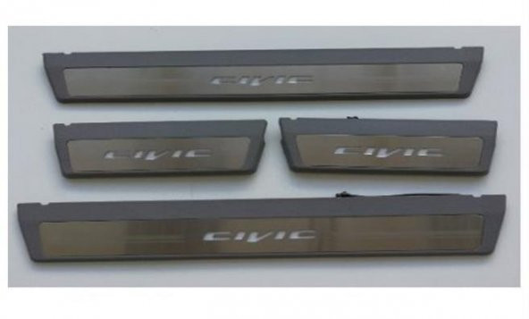 Oled Garaj Honda Civic 2012-2015 Fb7 4 Parça Mavi Işıklı Kapı Eşiği - 1