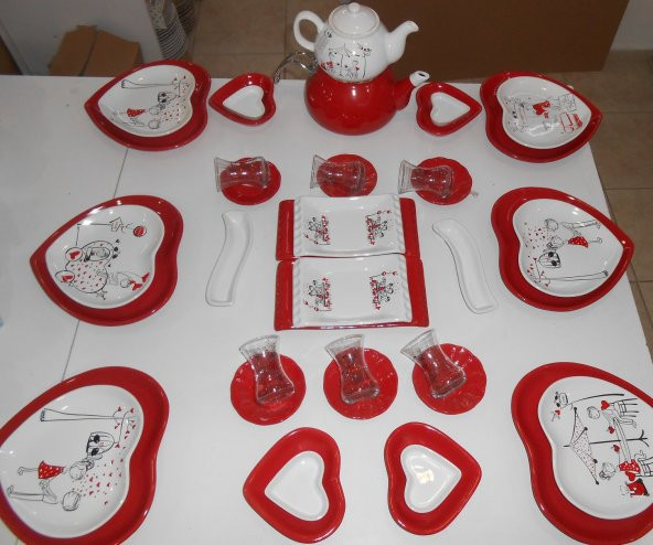 Keramika Peri Masalı Kahvaltı Takımı