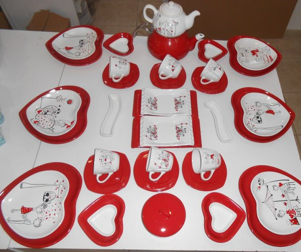 Keramika Peri Masalı Kahvaltı Takımı