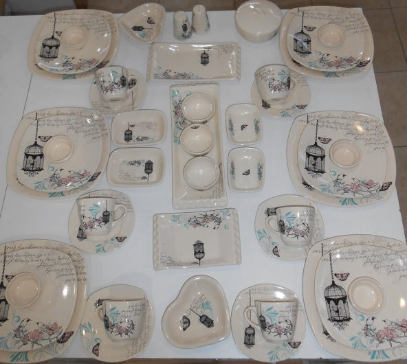 Keramika Retro Kahvaltı Takımı