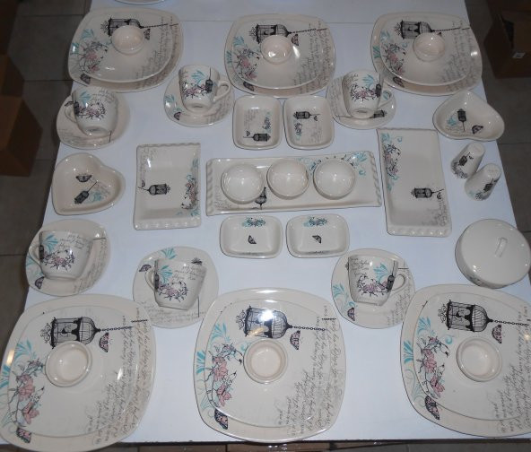 Keramika Retro Kahvaltı Takımı - 2