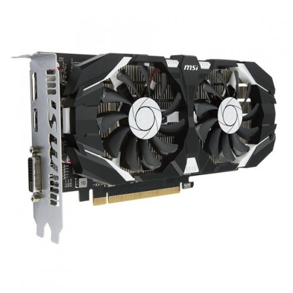 MSI GTX 1050 TI 4GT OC GTX1050TI 4GB GDDR5 DVI HDMI DP 128Bit - 3