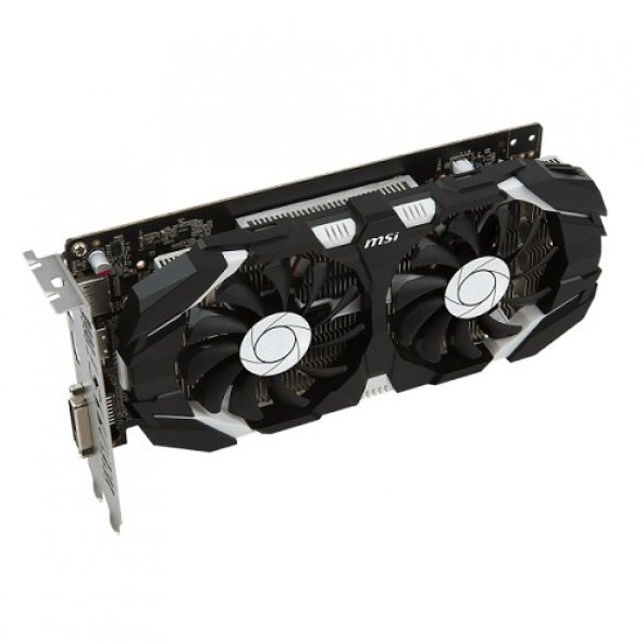 MSI GTX 1050 TI 4GT OC GTX1050TI 4GB GDDR5 DVI HDMI DP 128Bit - 4