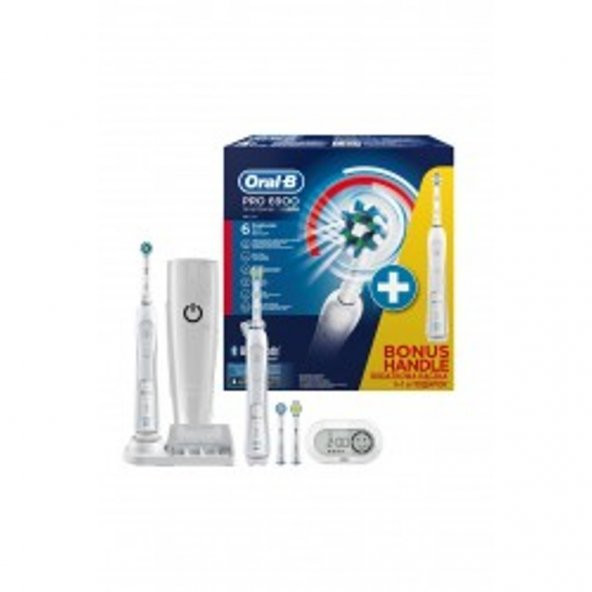Oral-b Pro 6900 Şarj edilebilir Diş Fırçası 2li