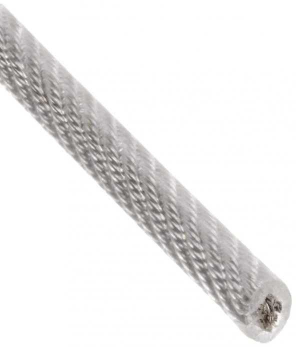 Adelinspor 5 mm PVC Kaplı Çelik Halat ( İzoleli,İç 3 mm) 20 m - 2