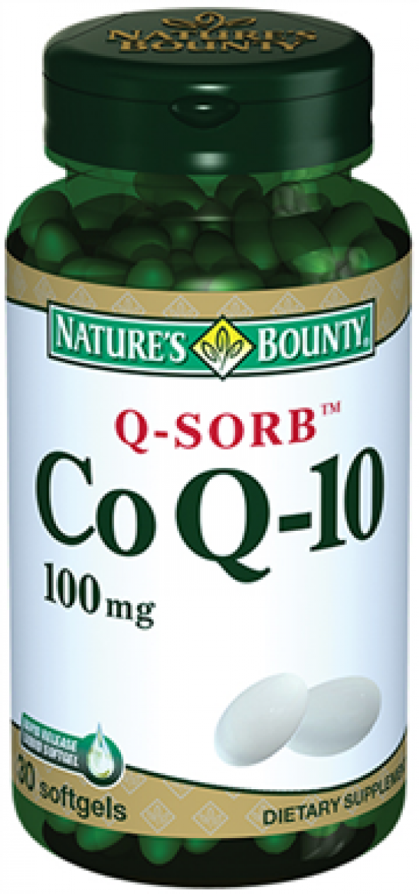 Natures Bounty CoQ-10 100 mg ( Q-Sorb) 30 Softgel SKT : 08/2020