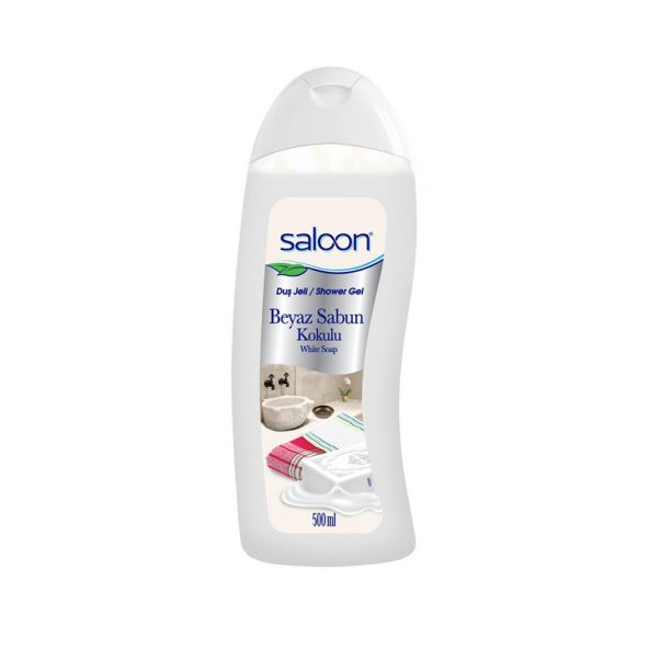 Saloon duş jeli beyaz sabun 500 ml