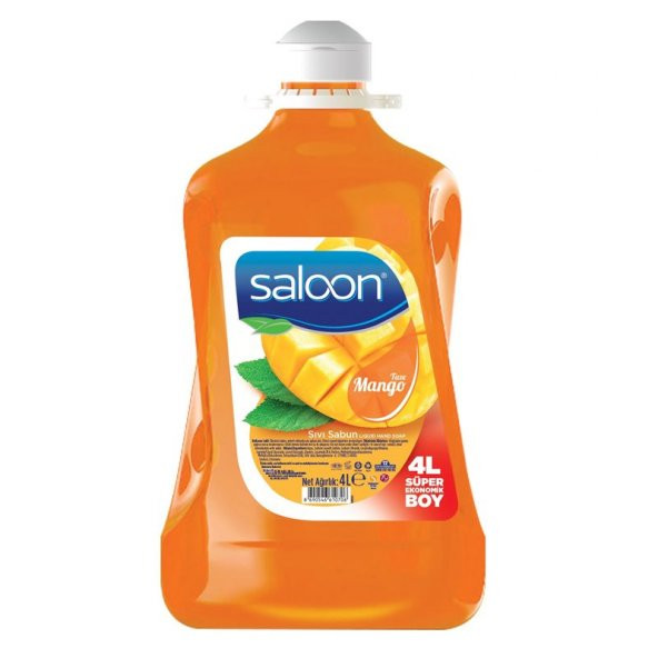 Saloon sıvı sabun mango 4 l