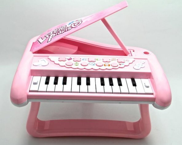 Hediyeli  Oyuncak Sesli Işıklı Oyuncak Piyano Org 22 Tuşlu Piyano