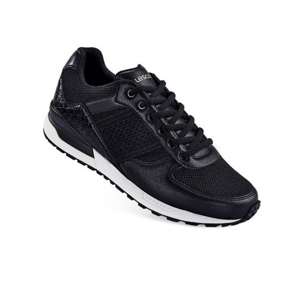 Lescon L-4569 Elegance Siyah Erkek Spor Ayakkabı