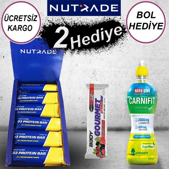 Nutrade 33 Protein Bar 50 Gr 24 Adet