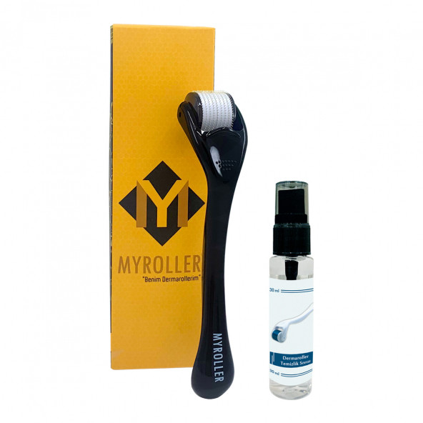 Myroller Dermaroller Titanyum 540 İğneli Saç Yüz Vücut Göz Çevresi İçin Derma Roller - 2