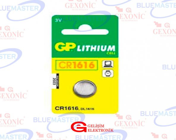 GP CR1616 LITHIUM PIL C-1107G