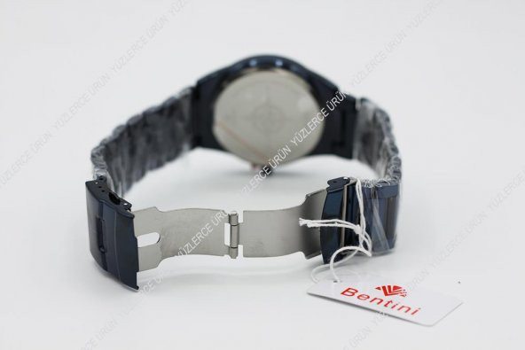 Bentini Erkek Analog Metal Kol Saati Siyah/Lacivert 17M47-17M48 - 6