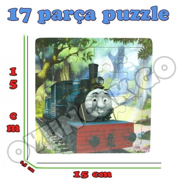 Tomas Oyuncak Tren Puzzle Seti 17 Parça Tomas Yapboz Set