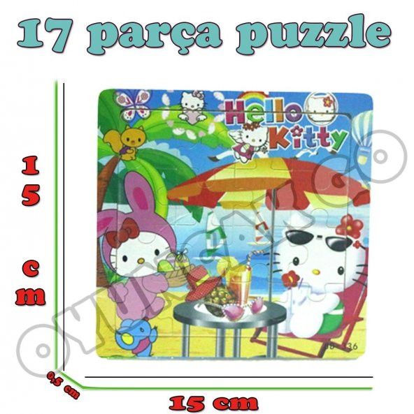 Hello kitty Oyuncak Ahşap Yapboz Eğitici Oyuncak Puzzle Seti
