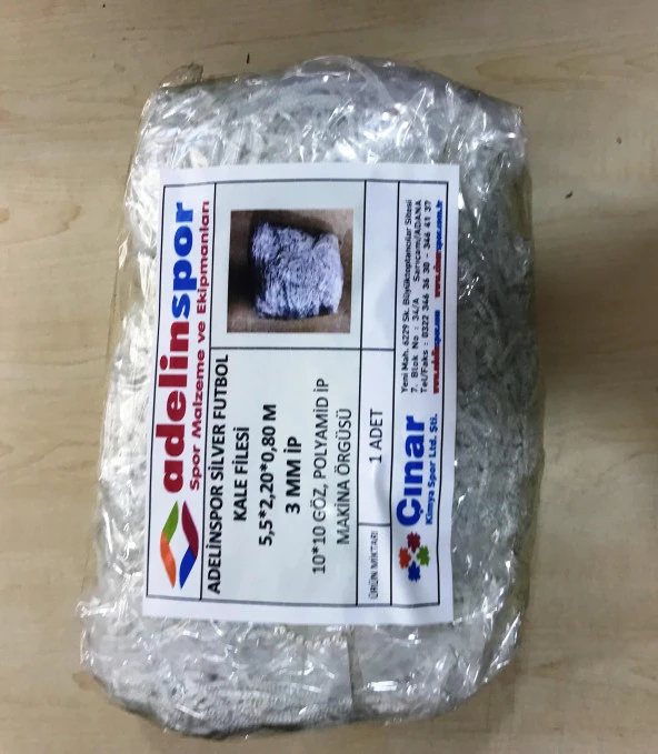 Adelinspor Silver Futbol Kale Filesi 5,5*2,20*0,8 m