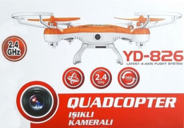 Yd-826 Uzaktan Kumandalı Helikopter Drone Quadcopter