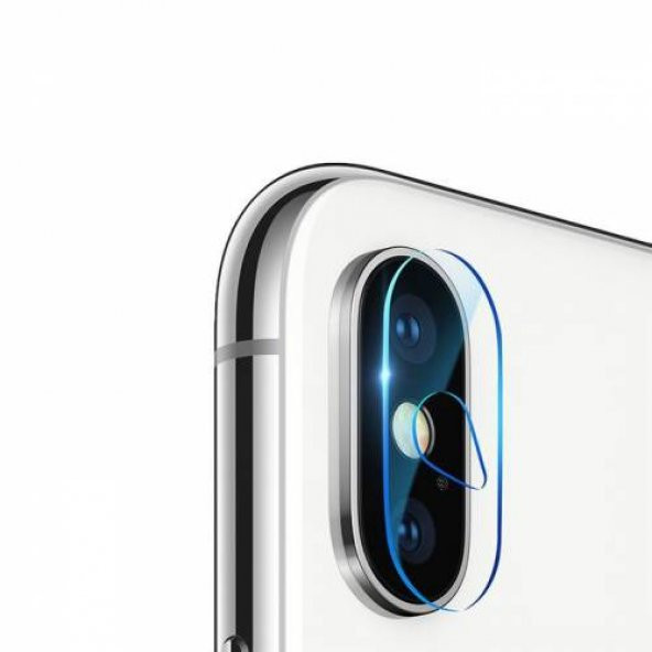 Baseus Apple iPhone X Kamera Lens Temperli Cam Koruyucu