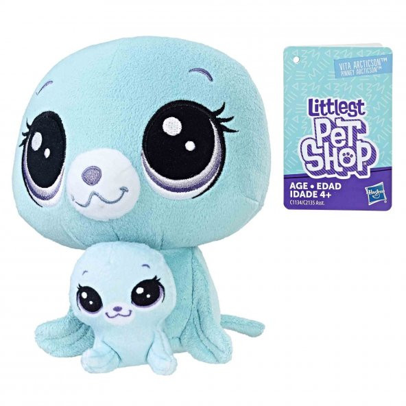 Littlest Pet Shop Köpek Miniş ve Yavru Miniş Peluş - 5