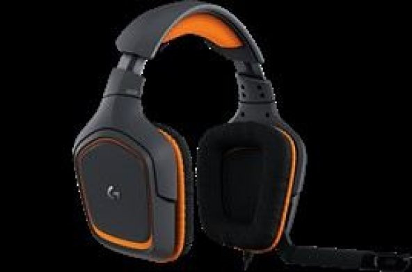 LOGITECH LOGITECH Kablolu Mikrofonlu Kulak Üstü Siyah,Turuncu Gaming Kulaklık 981-000627 - 1