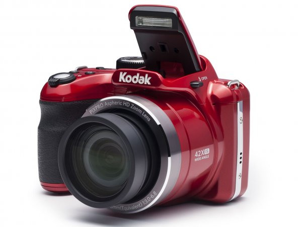 KODAK KODAK 20MP 42X Optik Zoom Kırmızı Fotoğraf Makinesi KODAK-AZ422-RD