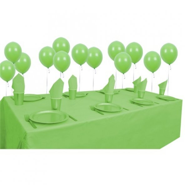 Yeşil Doğum Günü Parti Seti