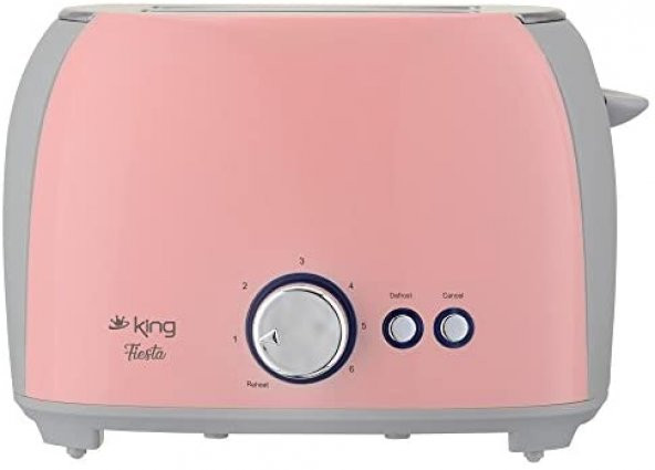 King K 2178 Fiesta Pembe Ekmek Kızartma Makinesi - 2