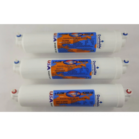 Omnipure USA 3 lü Filtre Seti ürün görseli 1