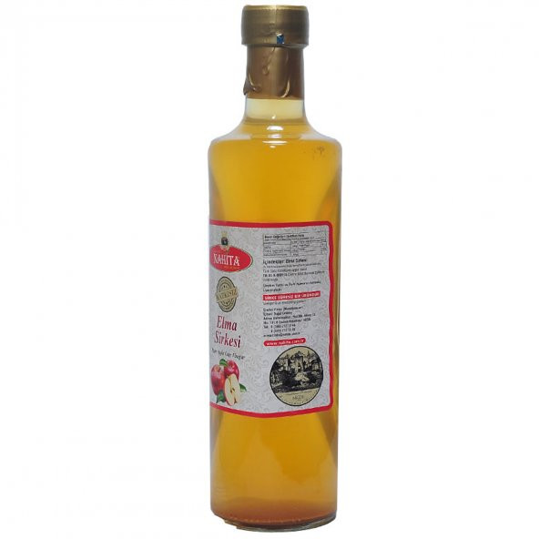 Nahita Elma Sirkesi Doğal Katkısız Cam Şişe 500 ML - 6